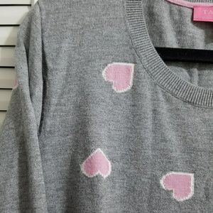Talbots Hearts Sweater Size 2X